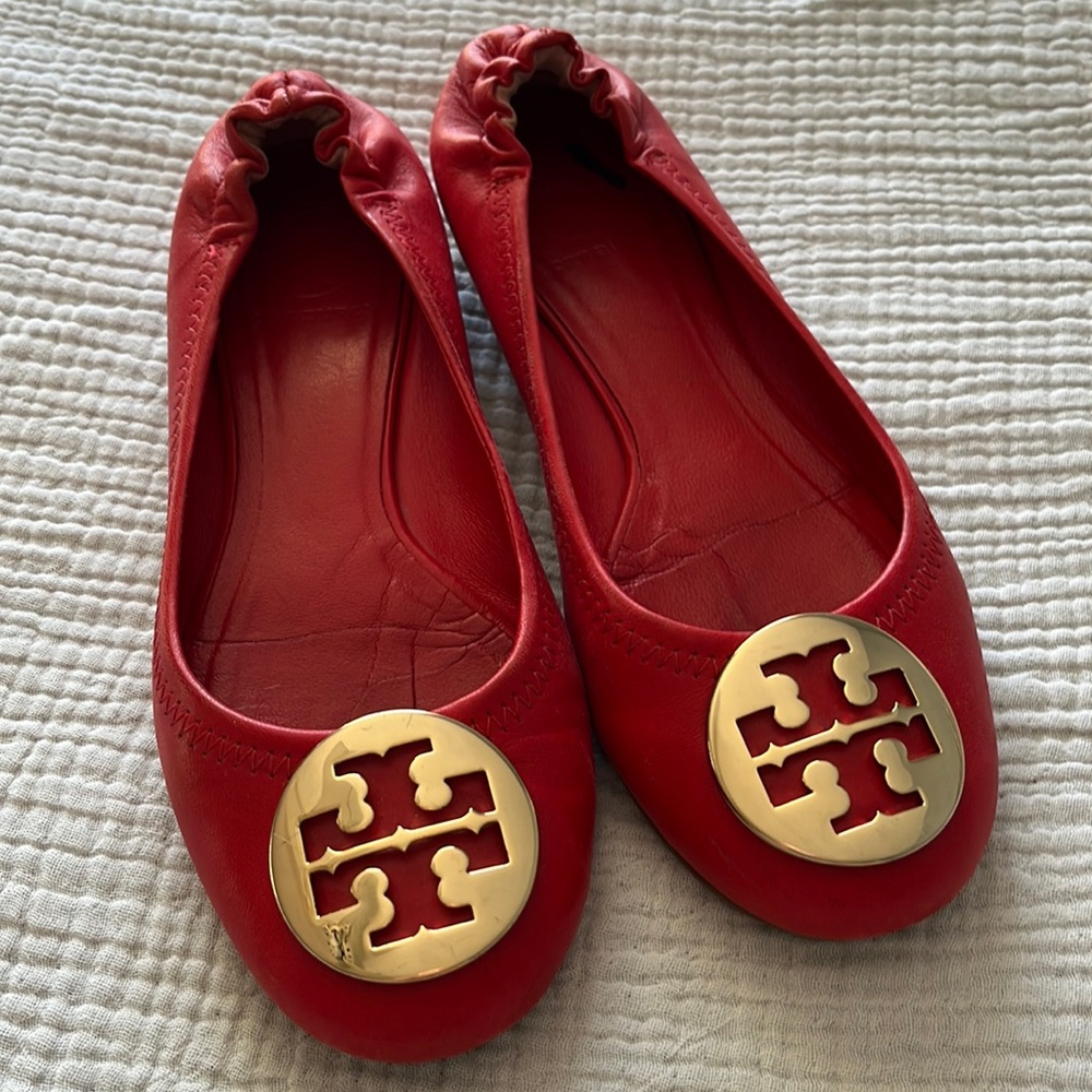Red Tory Burch Flats